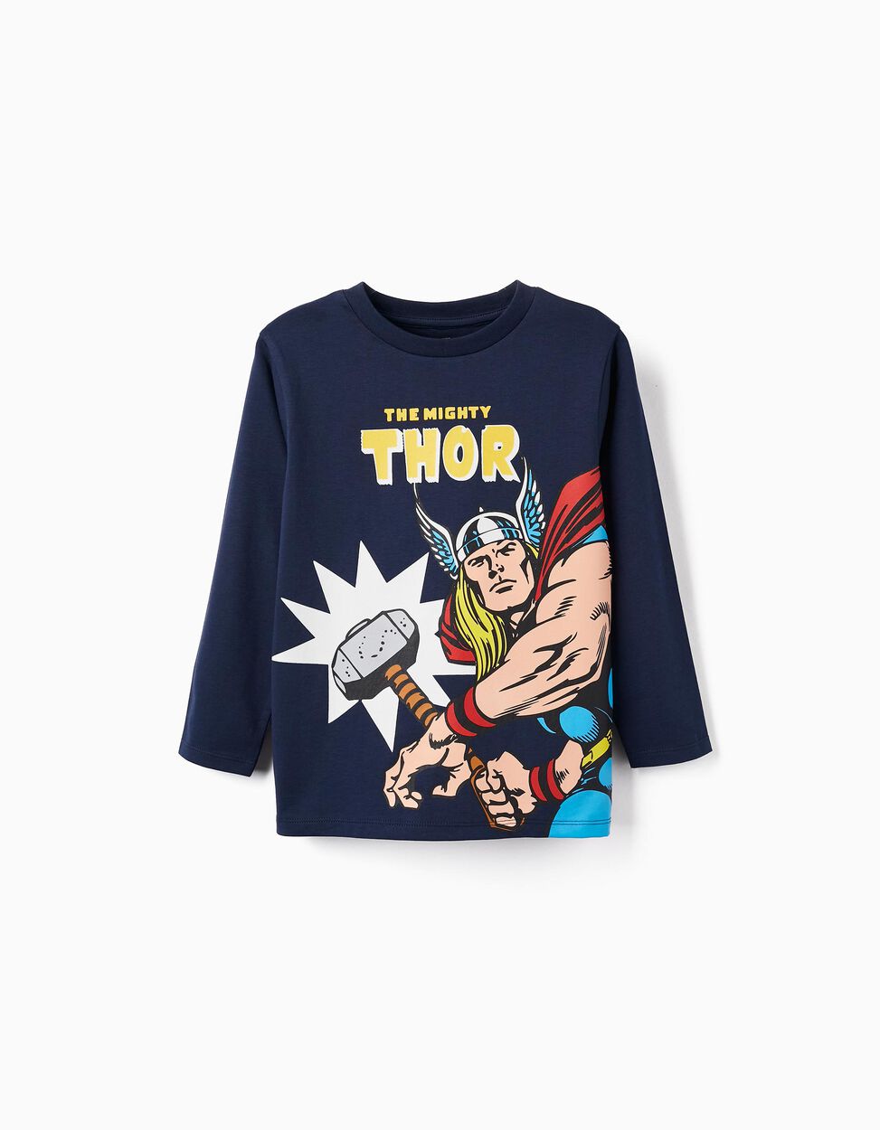 Maglietta in cotone per bambino 'Thor', blu scuro