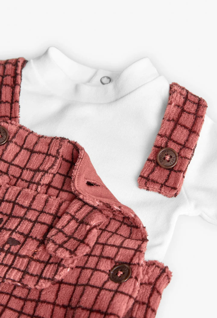 Salopette con body neonato