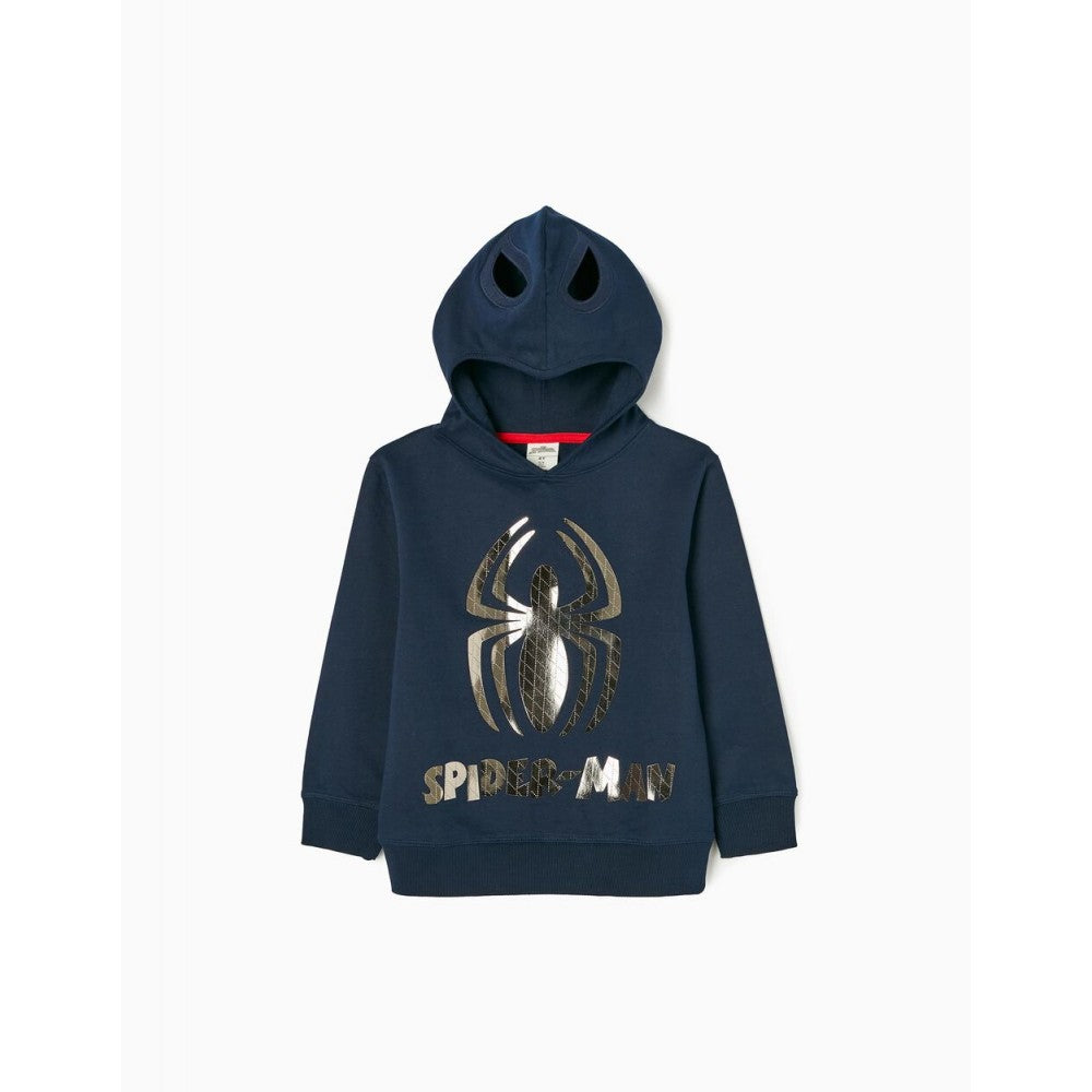 Felpa bambino blu Spiderman