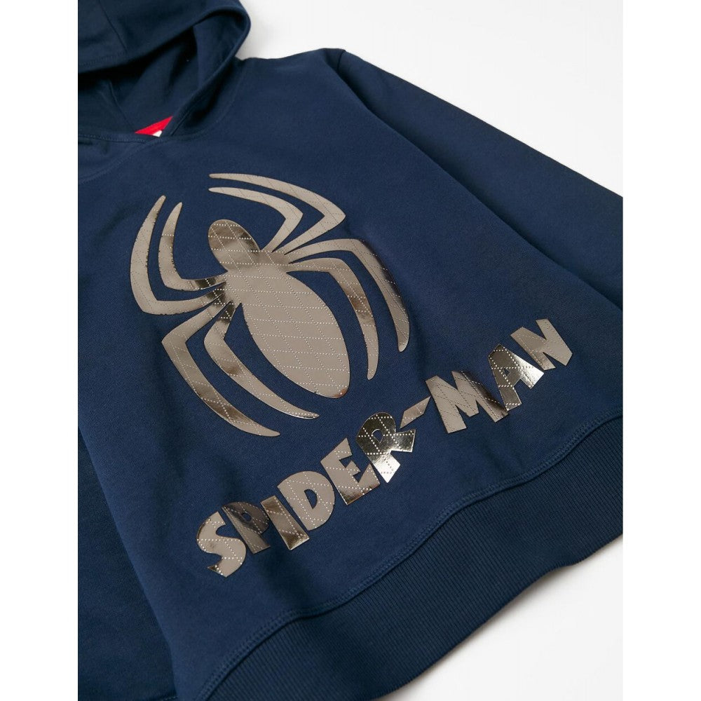 Felpa bambino blu Spiderman