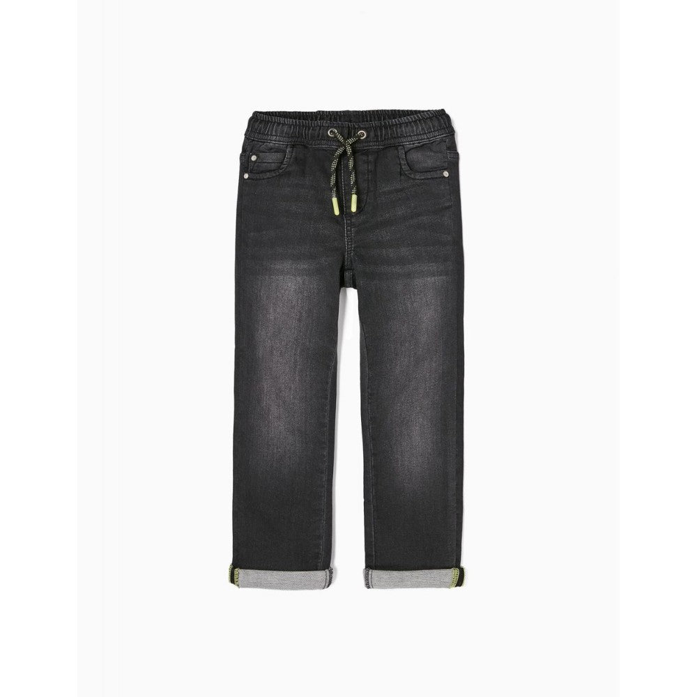 Pantaloni jeans nero bambino