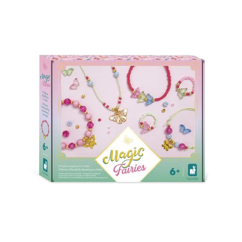 Kit creativo - 6 graziosi gioielli a forma di farfalla Magic Fairies