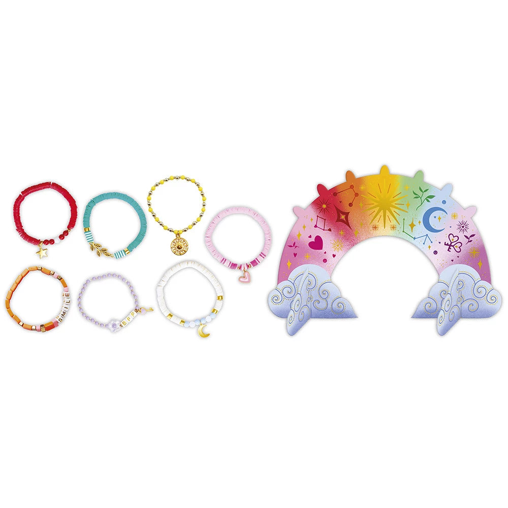 Kit creativo - 7 braccialetti della settimana con espositore