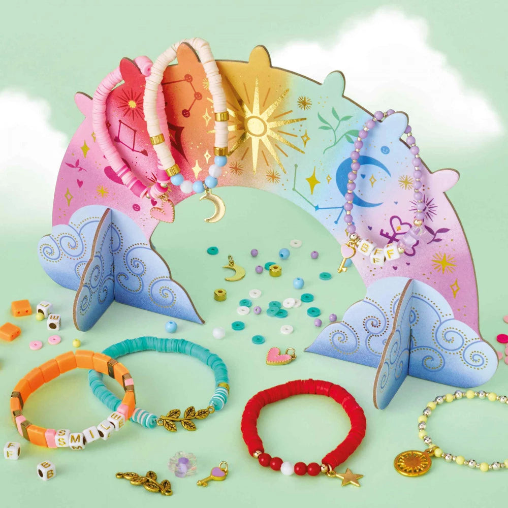 Kit creativo - 7 braccialetti della settimana con espositore