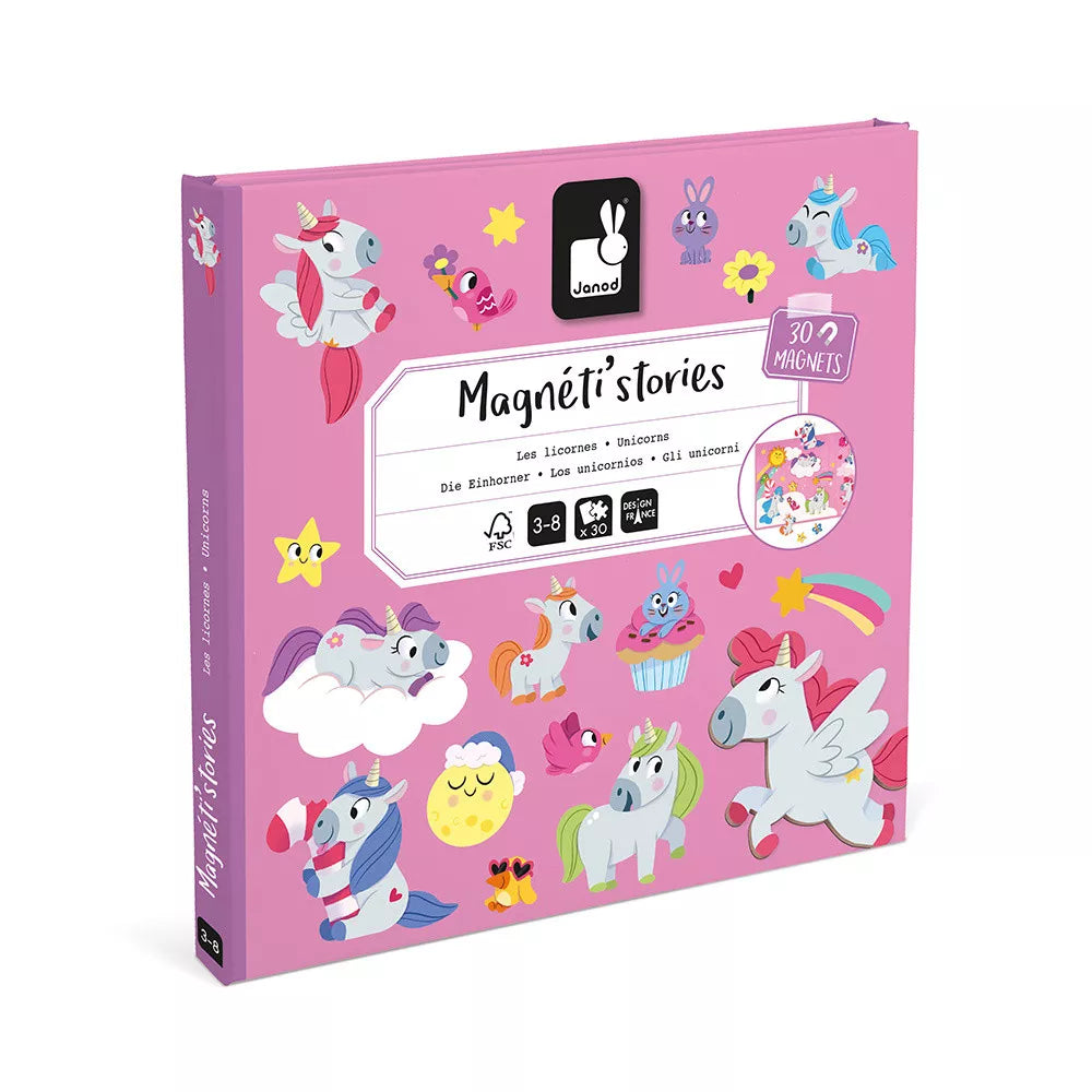 Magnéti'stories libro storie magnetiche gli unicorni