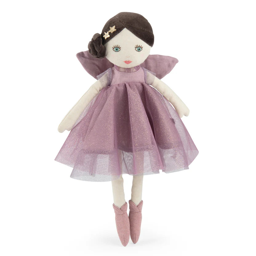 Isaline Fata grande in stoffa malva
