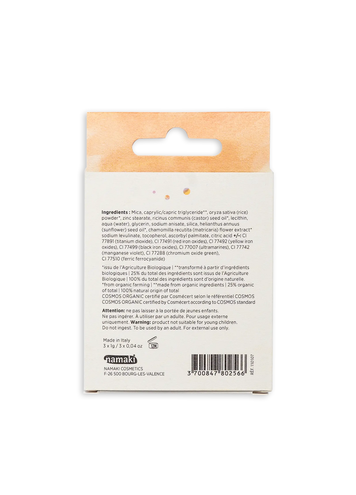 Palette di ombretti - 3 colori - Autunno