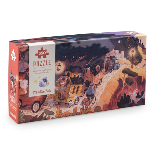 Puzzle La valle misteriosa, 350 pezzi - la banda Jojo
