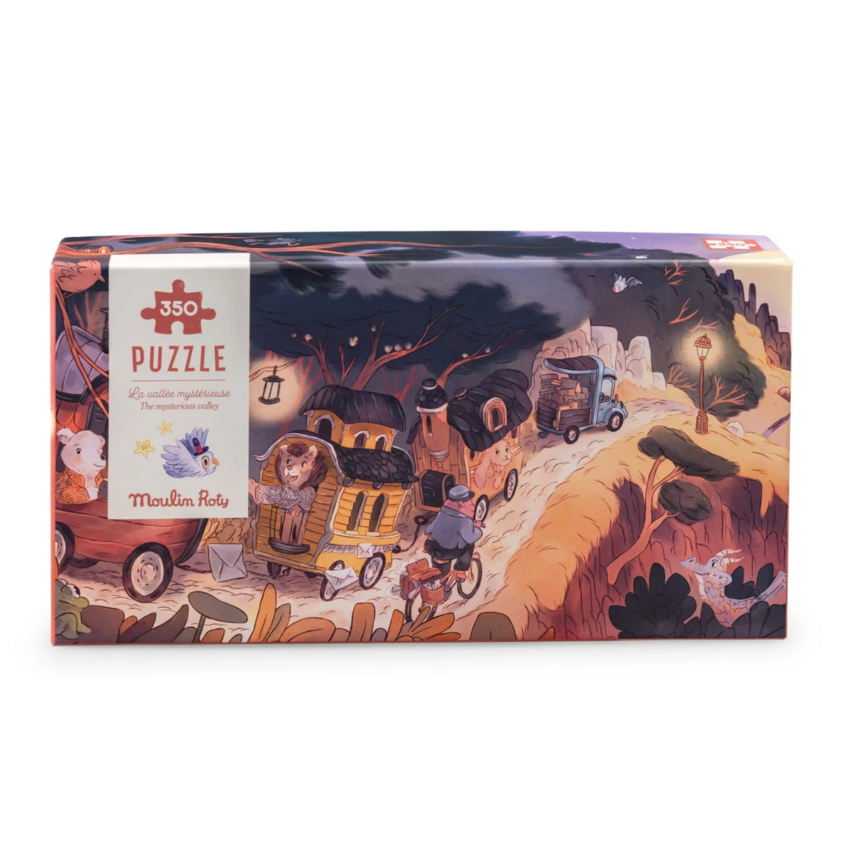 Puzzle La valle misteriosa, 350 pezzi - la banda Jojo