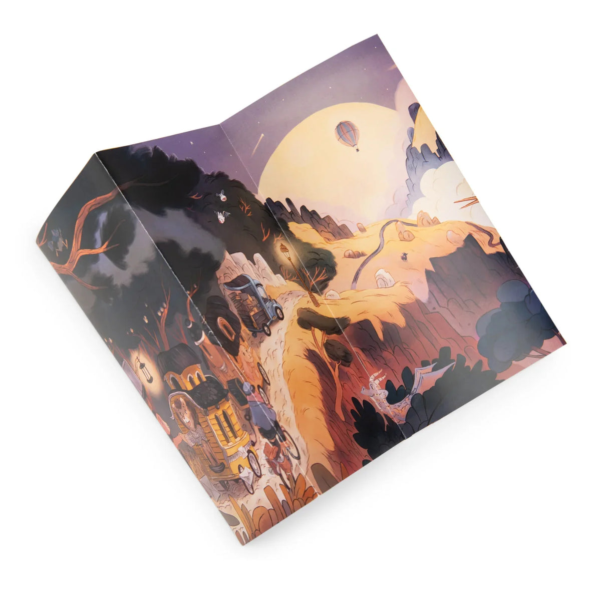 Puzzle La valle misteriosa, 350 pezzi - la banda Jojo