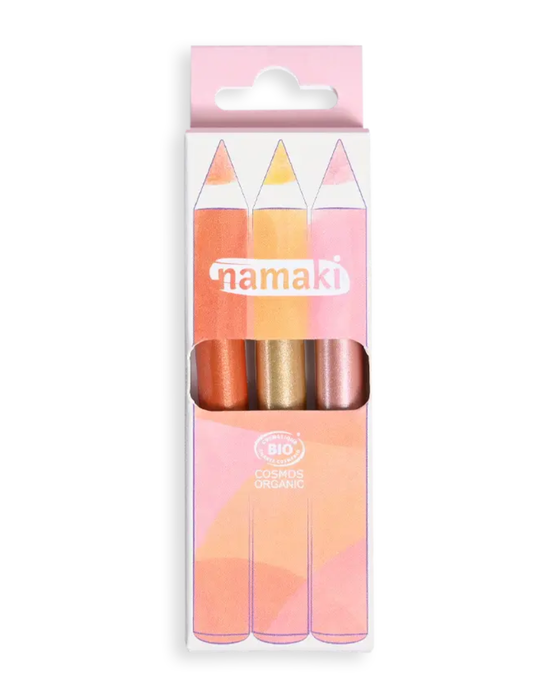 Matite trucco glitterate Jumbo - Rame-Oro-Rosa